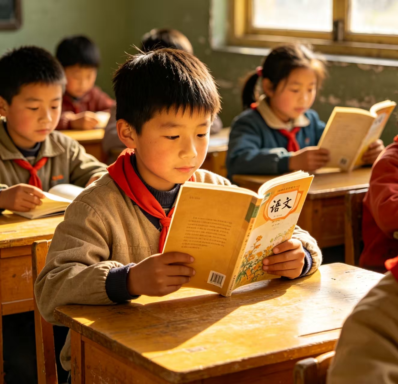 为乡村孩子捐一本书-卡片图